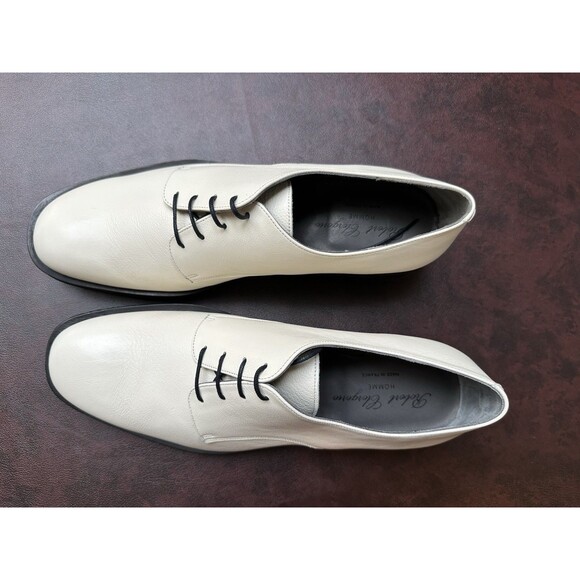NEW Robert Clergerie Gian Men’s Oxford White Leather Dress Shoe EU43 Size 10 main image 5